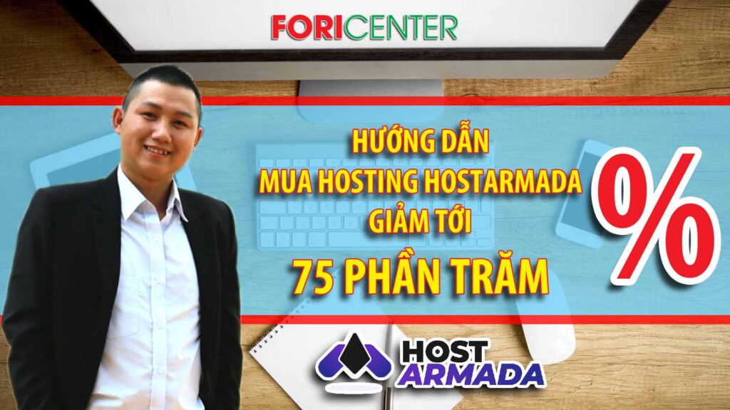 Cách mua hosting Hostarmada giảm giá tới 75 phần trăm