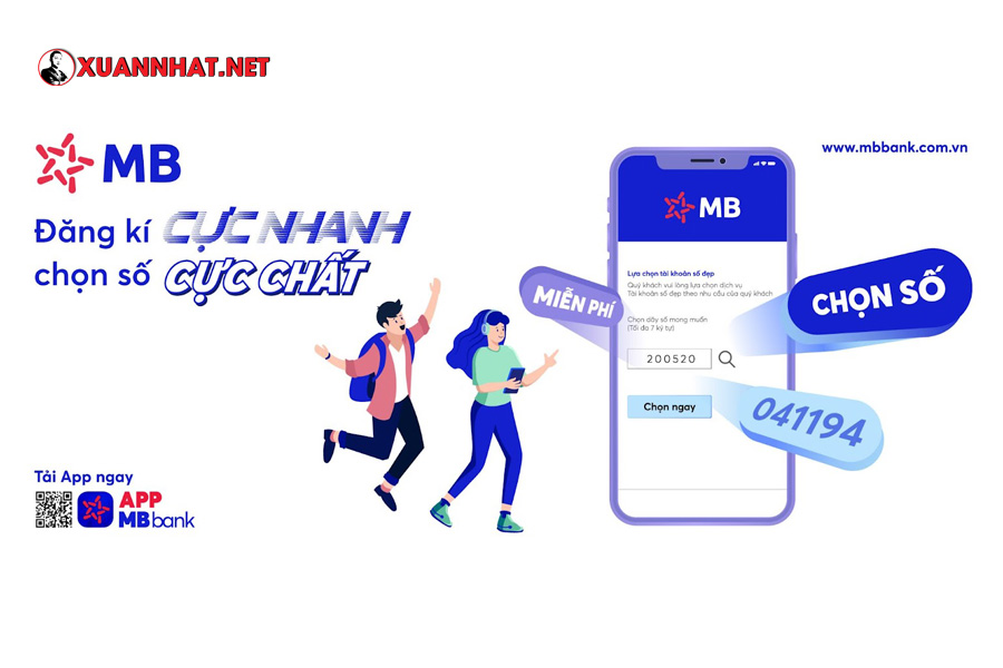 Cơ hội nhận tài khoản ngân hàng MB Bank số đẹp miễn phí