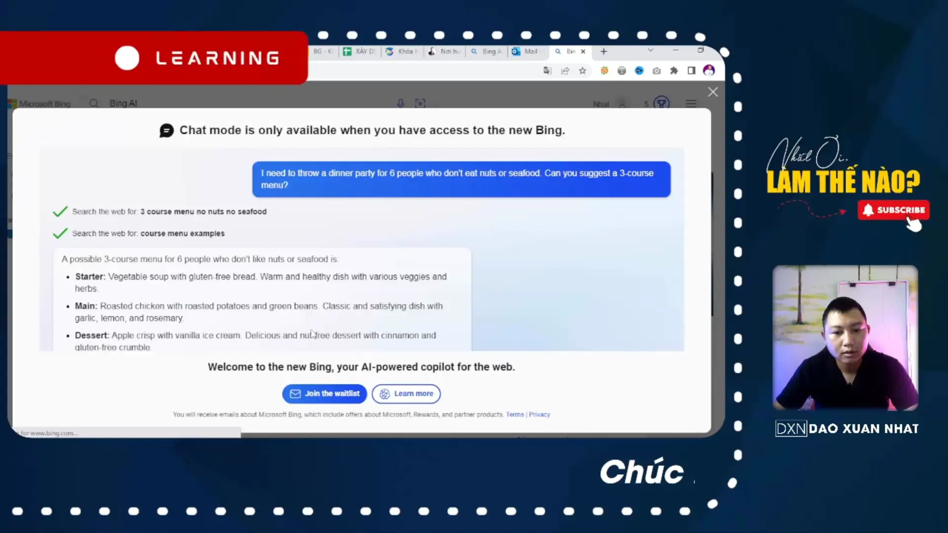 Cách đăng ký Bing Chat miễn phí