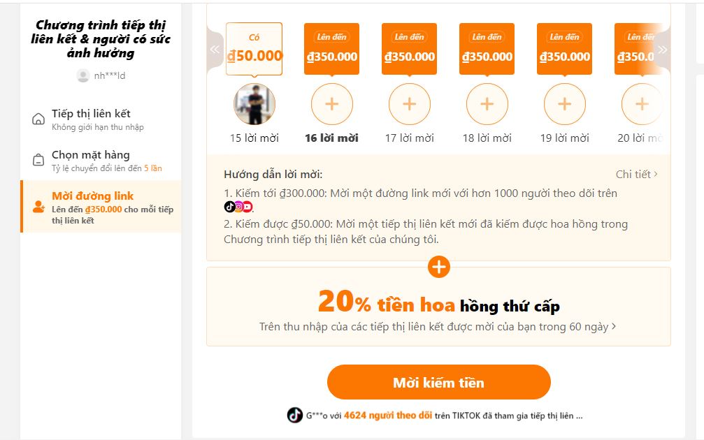 Giới thiệu người làm tiếp thị liên kết với Temu - Các cách kiếm tiền với Temu Affiliate